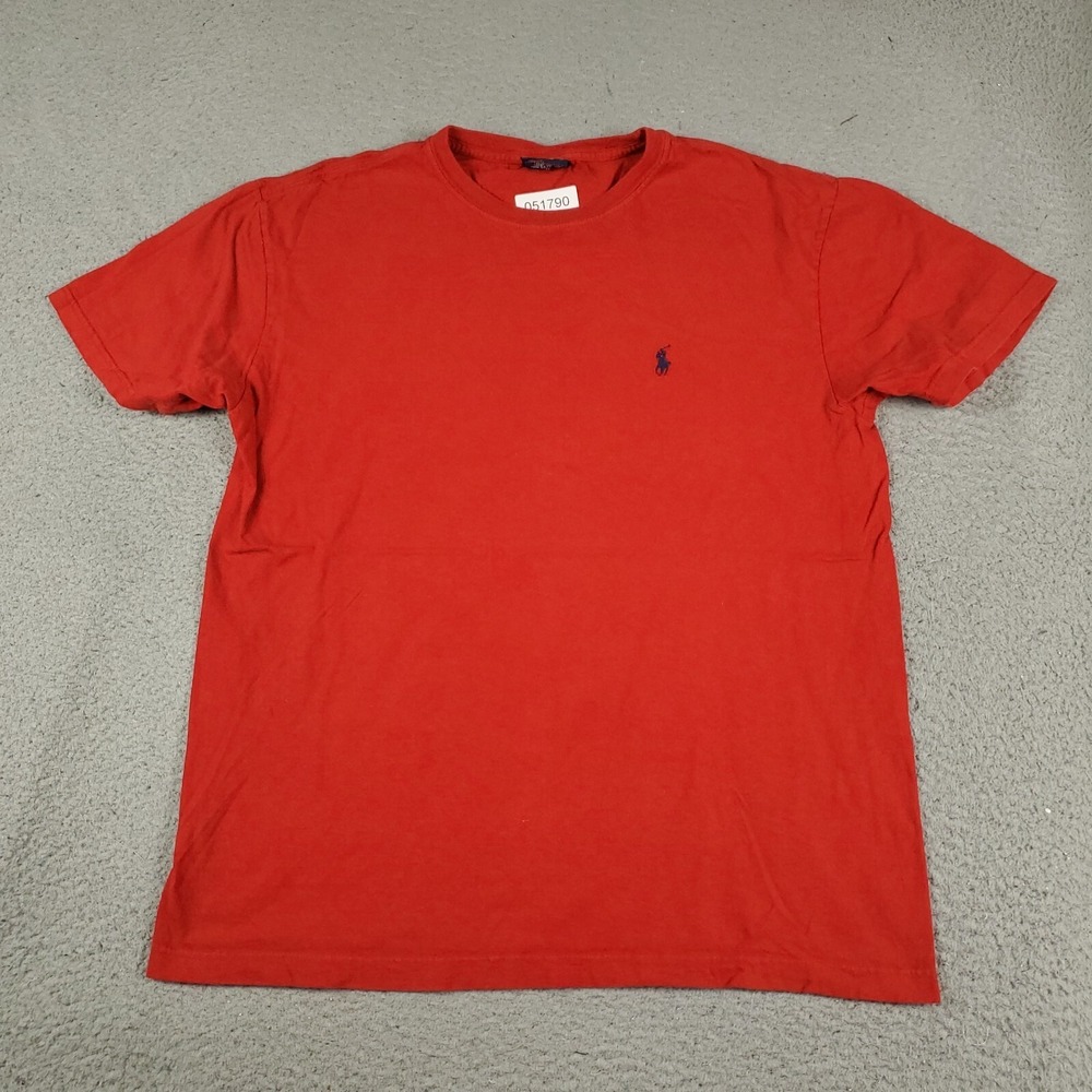 Polo Ralph Lauren T Shirt Mens Size Small Red Pony Casual Short Sleeve - Picture 1 of 7